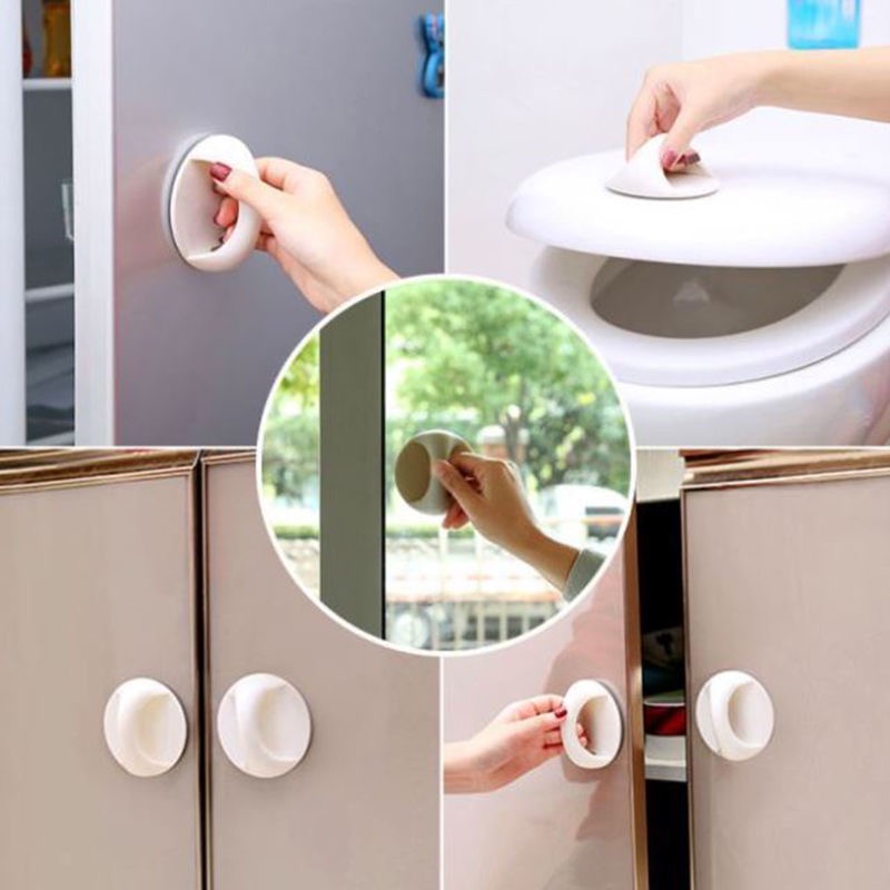 Pegangan Pintu Tempel Lemari Pakaian Laci Pintu Kamar Mandi Handle Multifungsi