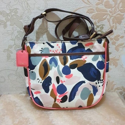 Tas Wanita Fossil Mia Crossbody Floral Multi Promo