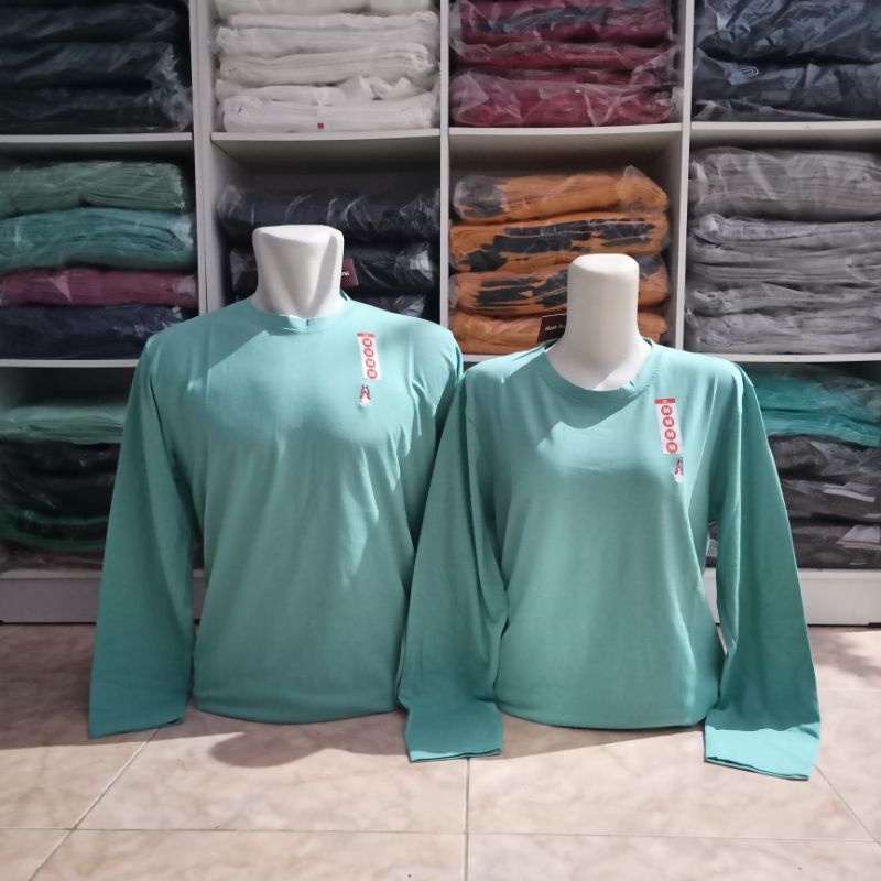 BISA COD | KAOS HUSH PUPPIES | COUPLE | SATUAN | LENGAN PANJANG | PRIA | WANITA