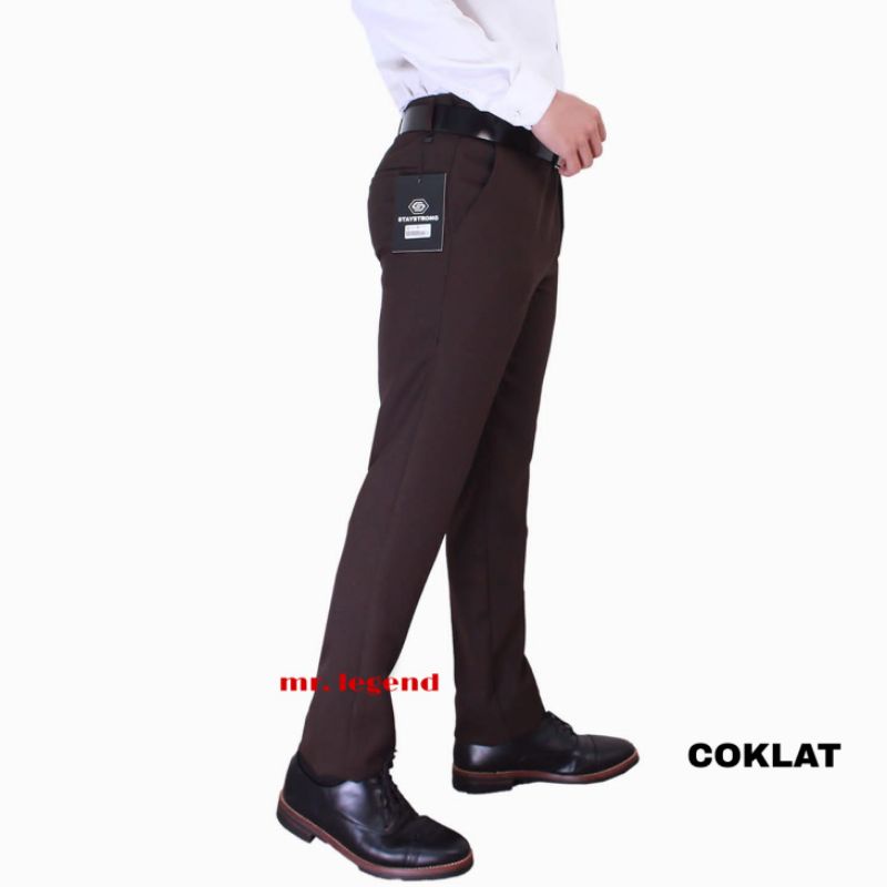 Mr. Legend Celana Formal Pria PREMIUM SLIMFIT WOLL / Celana Kantor SLIMFIT WOLL