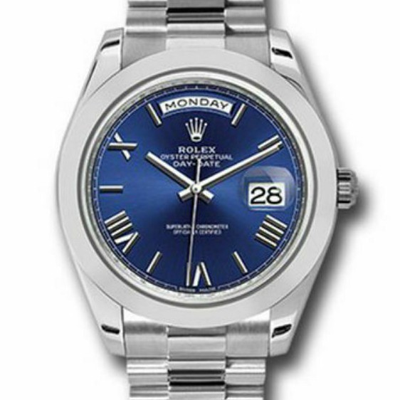 Rolex Day-Date President Blue Roman Dial Noob Swiss Clone 1:1