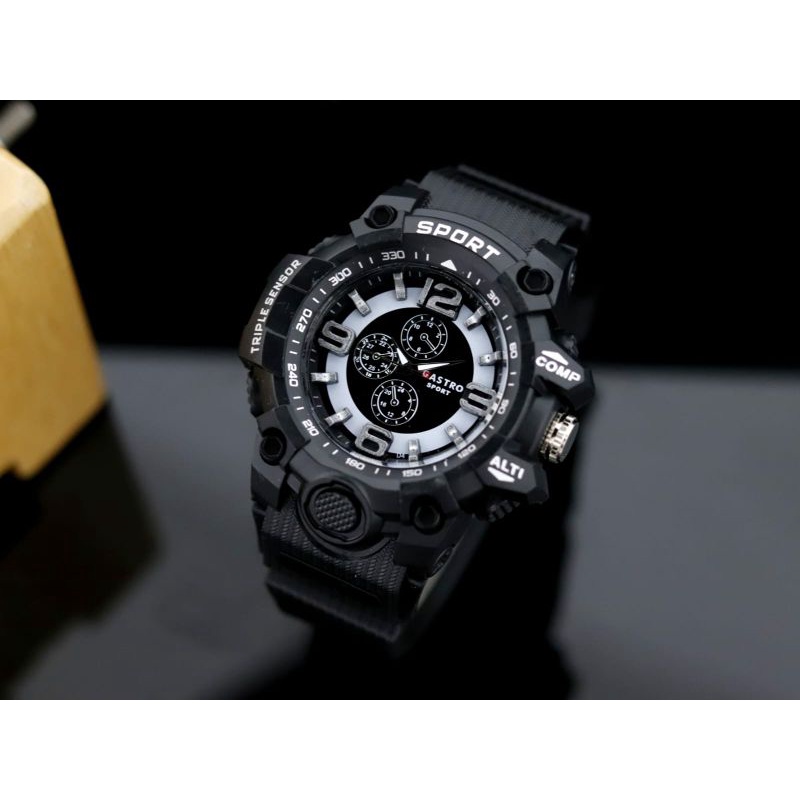 JAM TANGAN SPORT KARET WATERRESIST