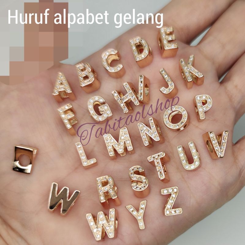 Huruf Abjad Untuk Gelang Anak||Huruf Xuping Model Baru