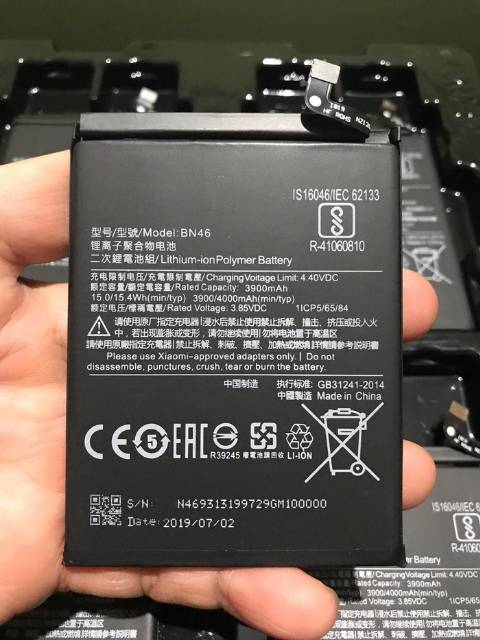Batre battry xiaomi redmi 7 redmi note 8 bn 46 original