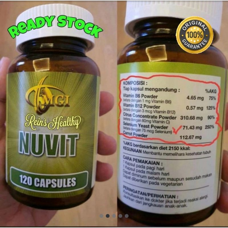 NUVIT Suplemen/Vitamin MGI/MCI
