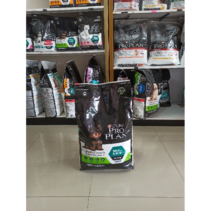 pro plan small dan mini puppy dog 12kg proplan makanan anjing dog food pengiriman (ekspedisi)