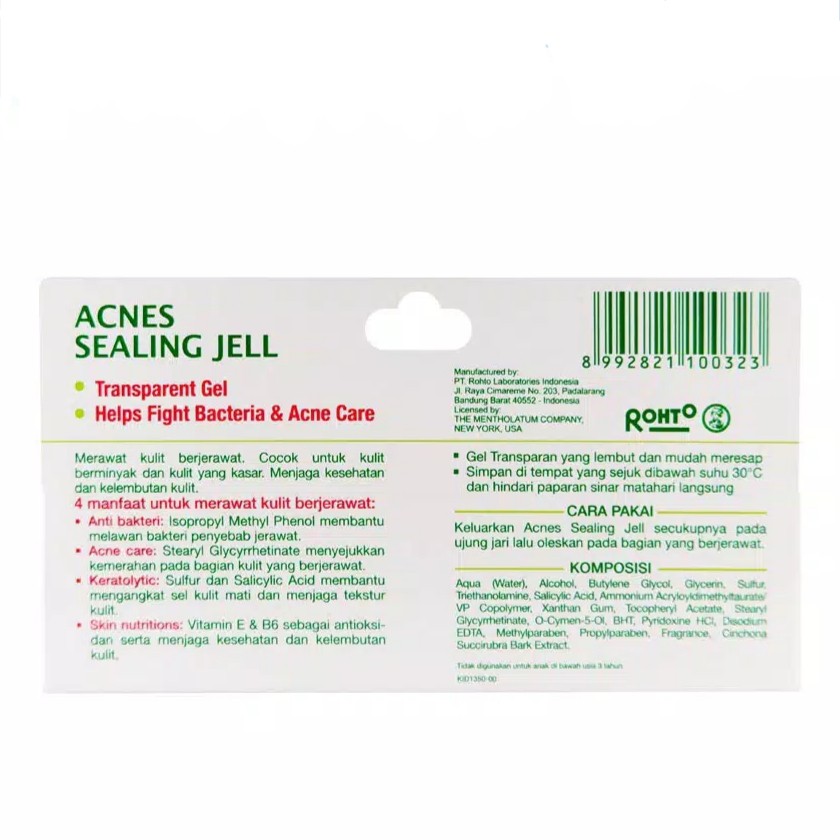 Acnes Sealing Jell Gel