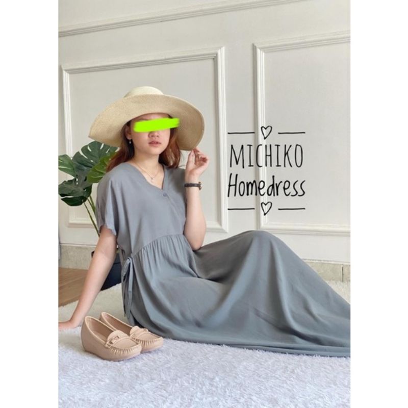 DASTER KIMONO PANJANG POLOS BUSUI DASTER KIMONO JUMBO SEMATA KAKI HOMEDRESS KEKINIAN DASTER VIRAL DASTER JUMBO LD 120-ABU ABU