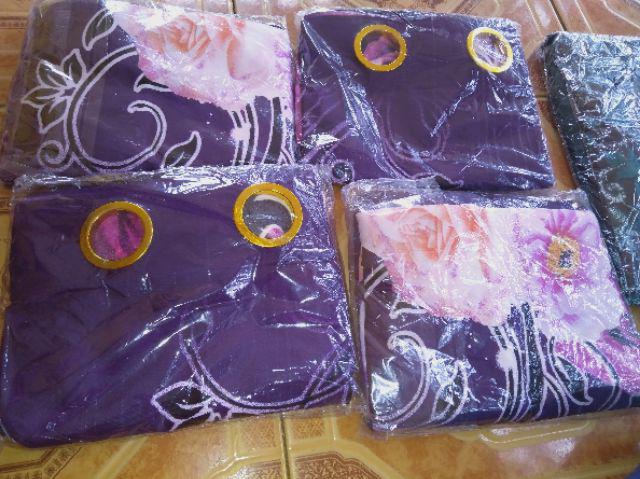 Gorden Black Rose Pink Smokering! Ukuran 115cm X 210cm / Gorden Grosir / Gorden / Tirai Jendela