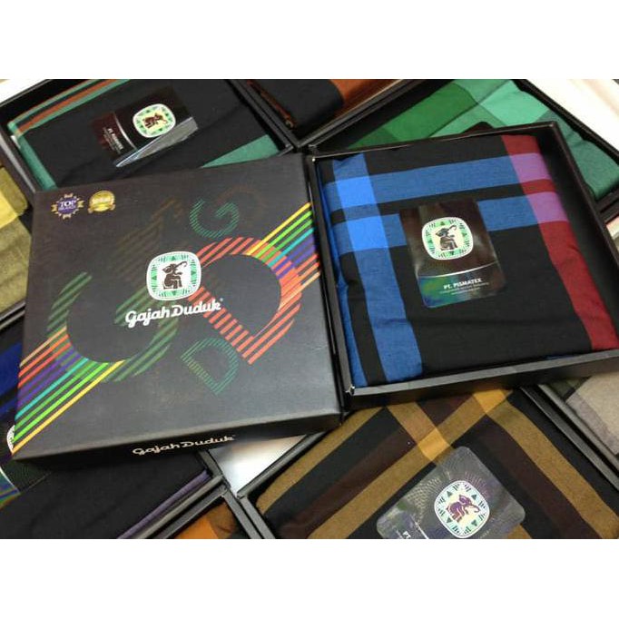 GAJAH DUDUK MULTI COLOUR - SARUNG TENUN EXCLUSIVE