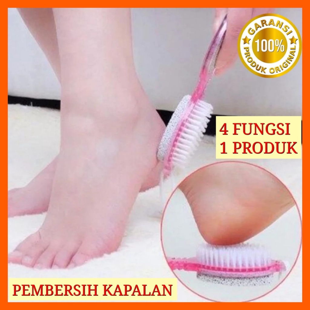 SATU PCS PEMBERSIH KAPALAN KAKI PELEMBUT KULIT KAKI AMPLAS KUKU 4 IN 1