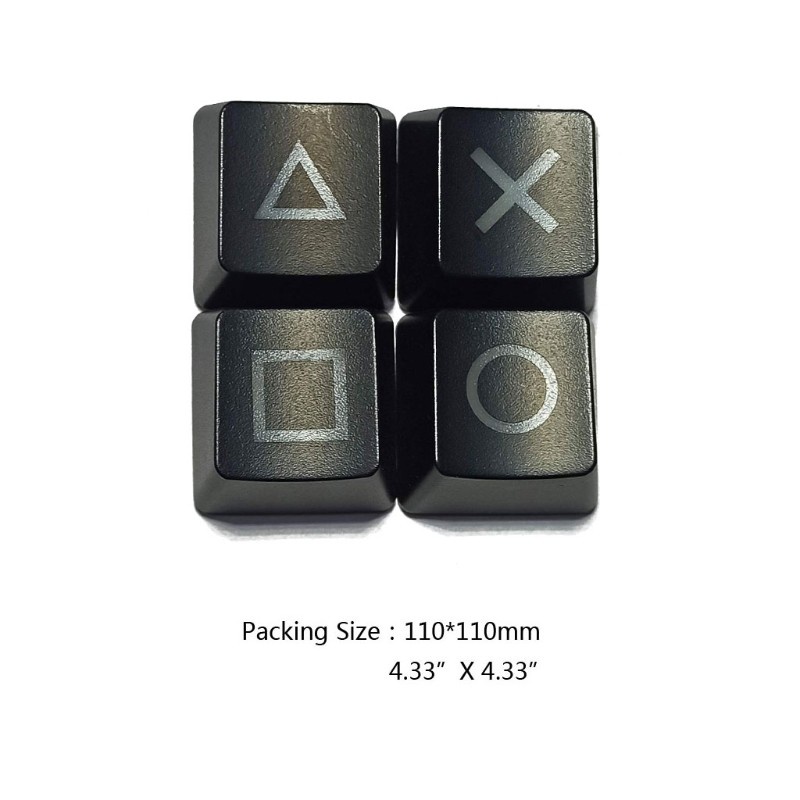 Cre 4pcs Keycap Tombol Keyboard Oem Bahan Abs