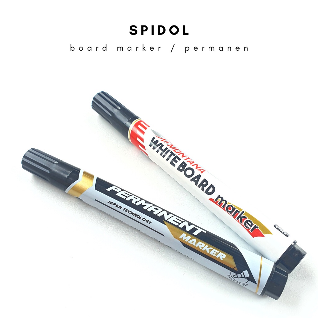 

Spidol board marker & Spidol Permanent Warna Hitam