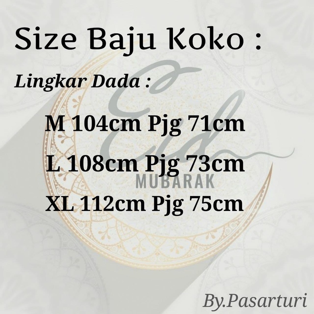 Baju Koko Kombinasi Batik Bordir Lengan Pendek Jumbo Pakaian Muslim Pria  Dewasa Murah Terbaru 12.12