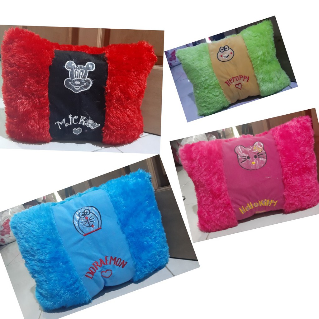 BANTAL KARAKTER RASFUR PERSEGI 1 KG ISI 3 PCS