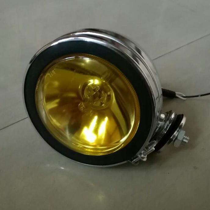 Work/Fog Lamp -Lampu Kerja/Kabut/Sorot Alat/Truck Bulat 5 Inch Kuning