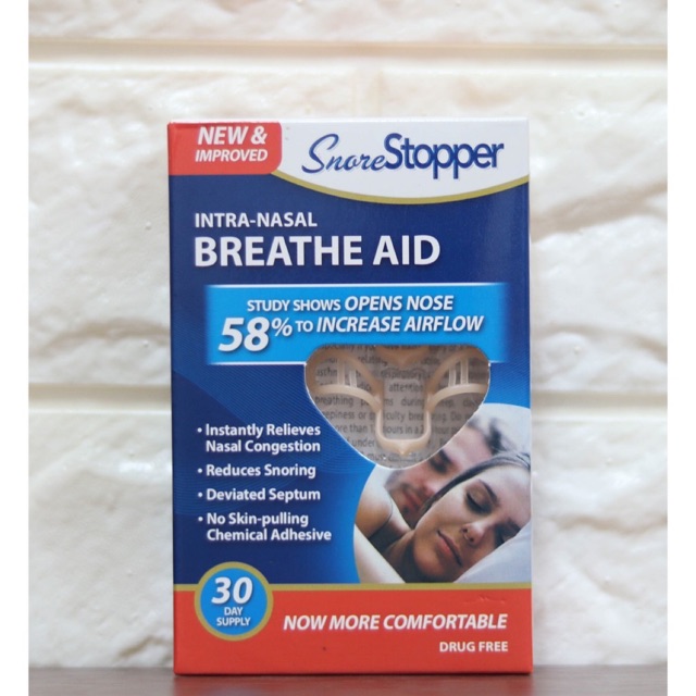 Snore stopper intra-nasal breathe aid -alat anti dengkur /ngorok