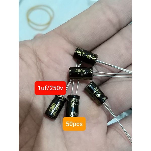 Elco 1uf 250V Kualitas Bagus 50pcs