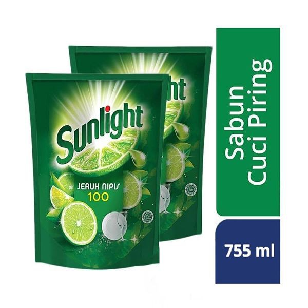 Jual Sunlight Jeruk Nipis Sabun Cuci Piring 755 Ml Indonesiashopee Indonesia 