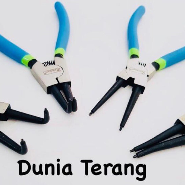 Tang Ring Per FREEDOM Gg Pvc Circlip Pliers Snapring Lurus Bengkok Buka Tutup - Snap Ring Veer