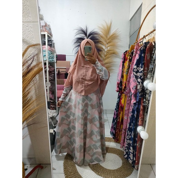 Gamis Eliza 3 warna (G0I7) Jubah Turkey Moscrepe Dewasa Polos Promo Gamis E6U9 Gamis Lebaran Gamis B