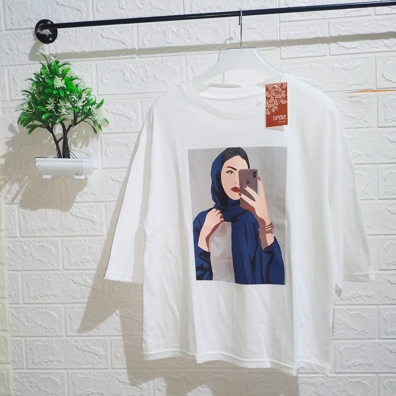 kaos siku kaos 7/8 kaos tumblr kaos oversize kaos karakter