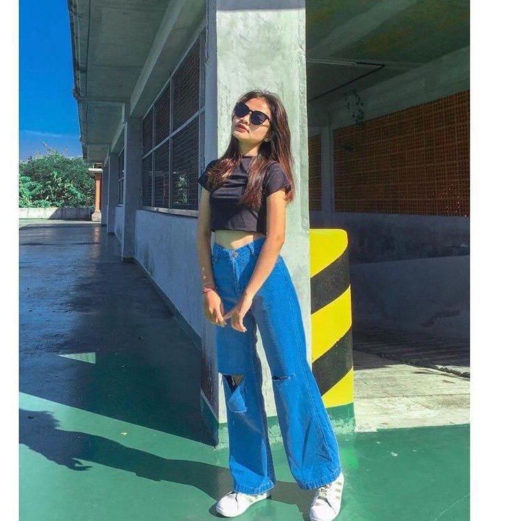 Paling Sesuai.. BF CELANA KULOT JEANS SOBEK YASMIN//KULOT JEANS SOBEK CEWE