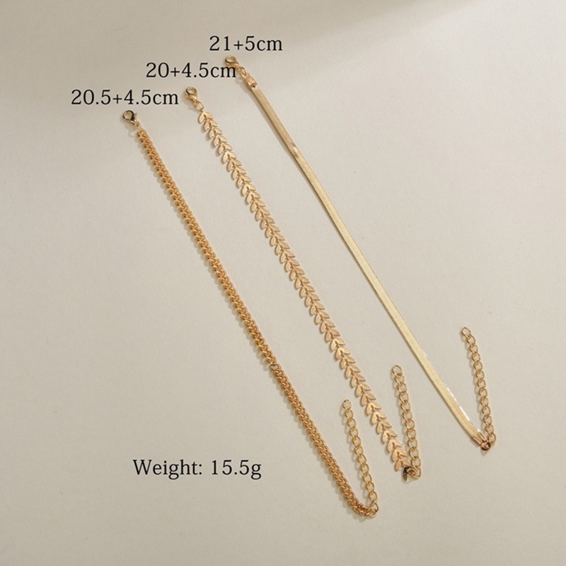 Gelang Kaki Warna Silver Bentuk Hati Gaya Bohemian Untuk Wanita