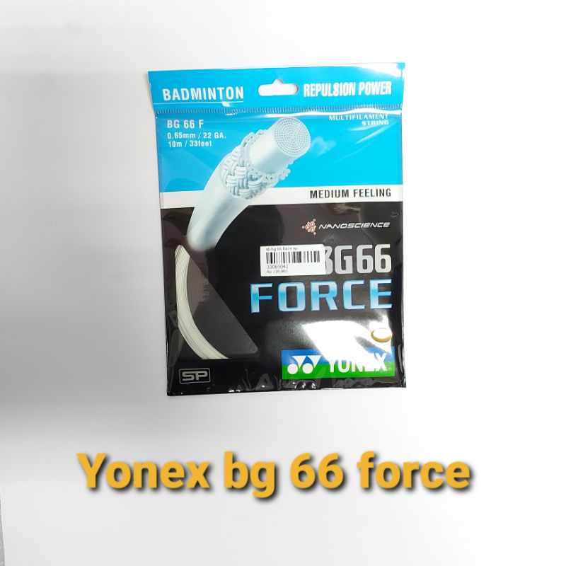 senar badminton yonex original / senar raket yonex BG 66 FORCE