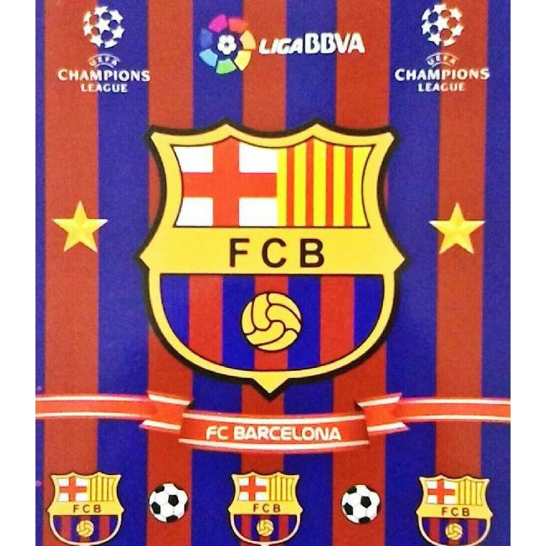 BAGUS BUKTIKAN  SELIMUT BONITA 3D FCB BARCA 160X200 QUEEN BARCELONA KLUB BOLA MRCPLSPR