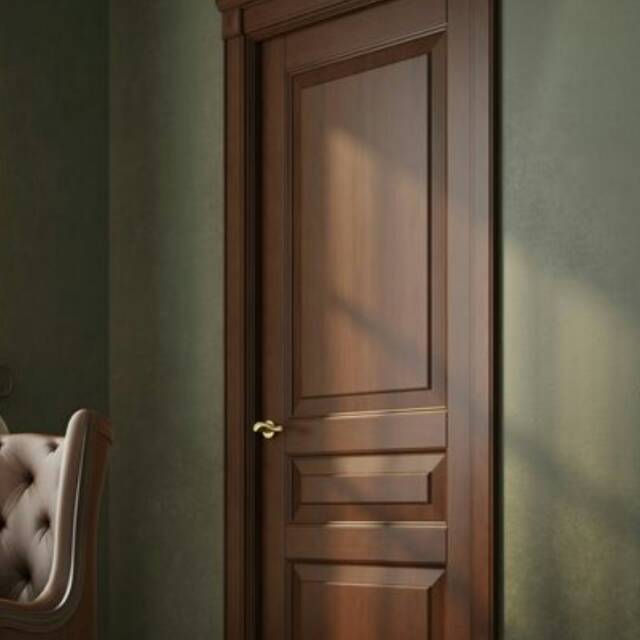 Pintu kamar bahan kayu kamper oven