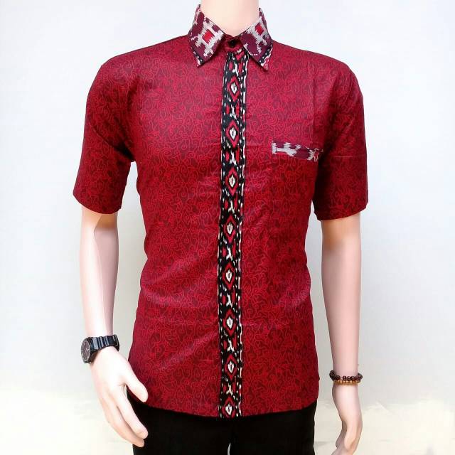 Kemeja Toraja Kemeja Batik Kemeja Pria Kantoran Lengan Pendek Baju Batik Modern Terbaru