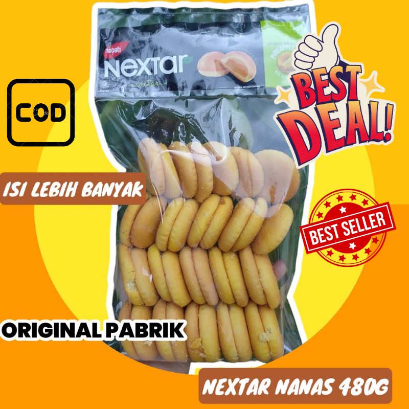 

NEXTAR NANAS +- 500g SNACK REPACK ASLI