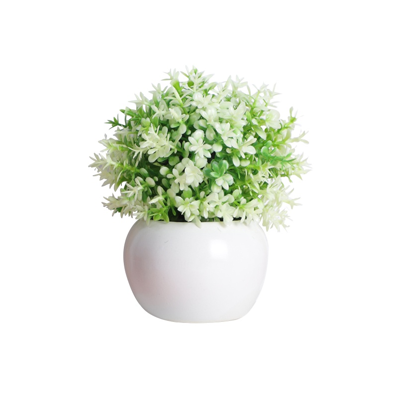 Aonez bunga hias bunga artificial murahbunga mini hiasan tanaman kaktus hias dengan pot-14