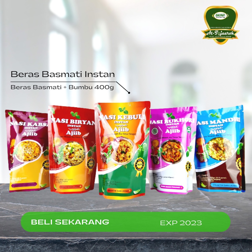 

NASI KEBULI INSTAN , NASI KABSAH , NASI BIRYANI , NASI MANDHI, NASI BUKHORI || NASI INSTAN AJIIB
