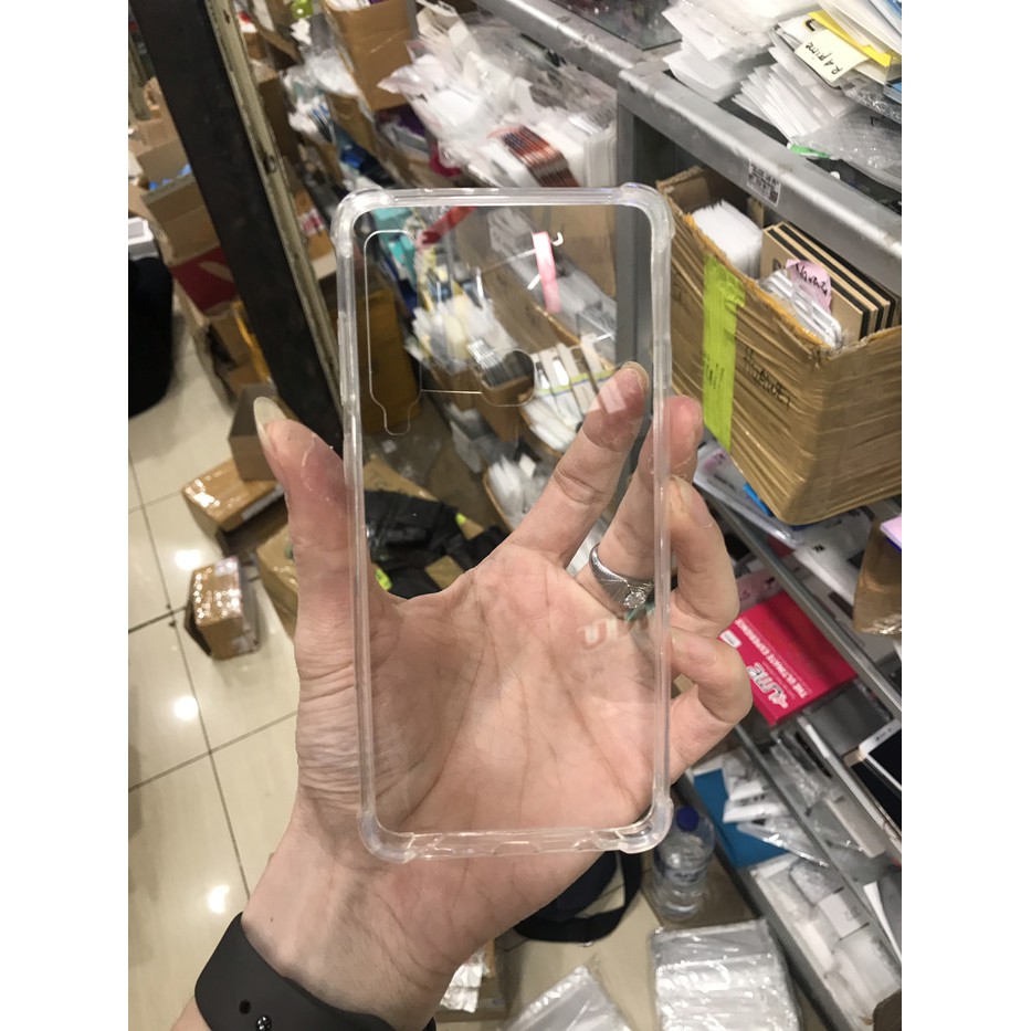 Anti crack acrylic tebal case bening samsung a9 2018 4kamera