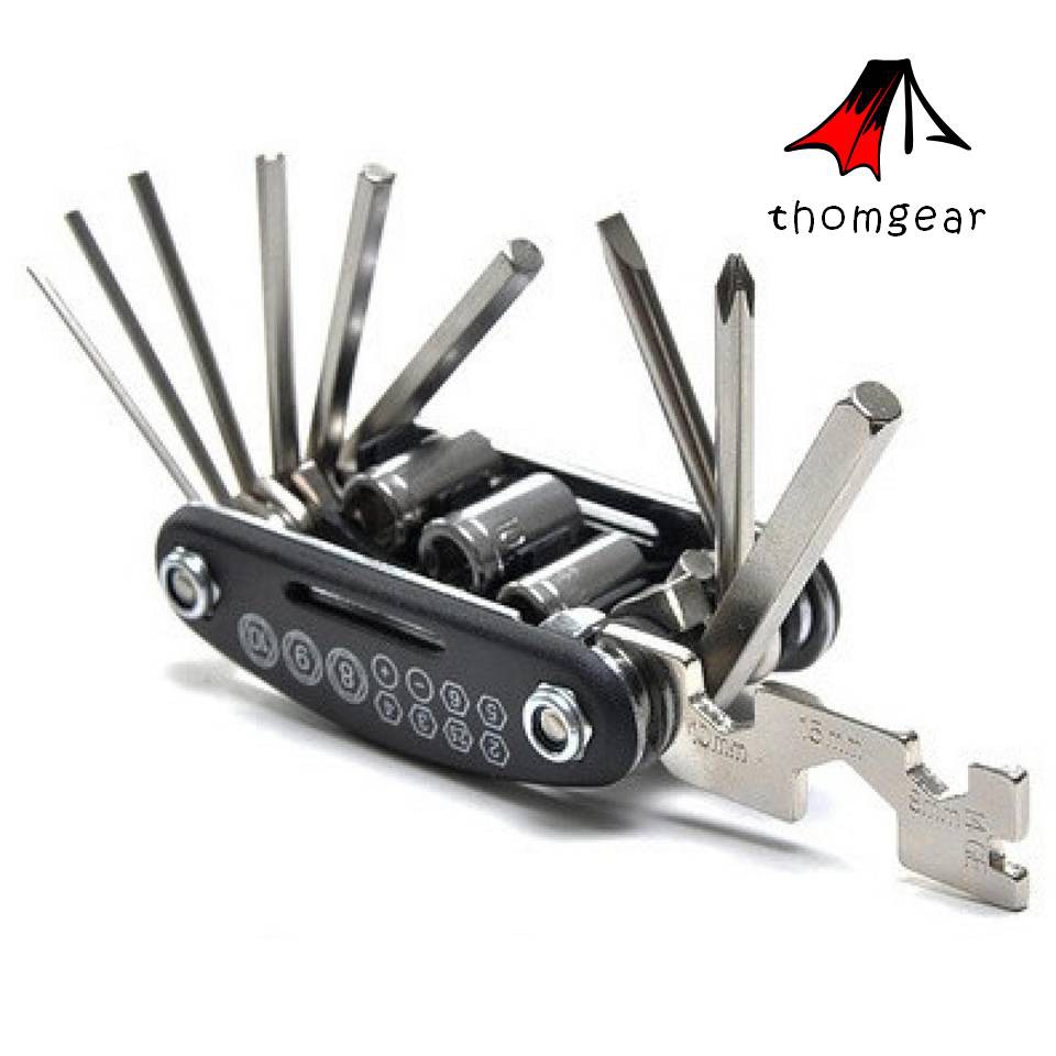 Thomgear Kunci Sepeda Multifungsi 15 In 1 Tool Sepeda Knifezer Thomgear Probolinggo Jm