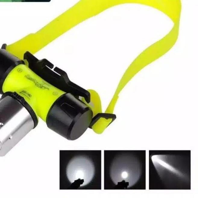 ✭ Senter Kepala Selam Diving 109 Senter Selam Super terang ➻