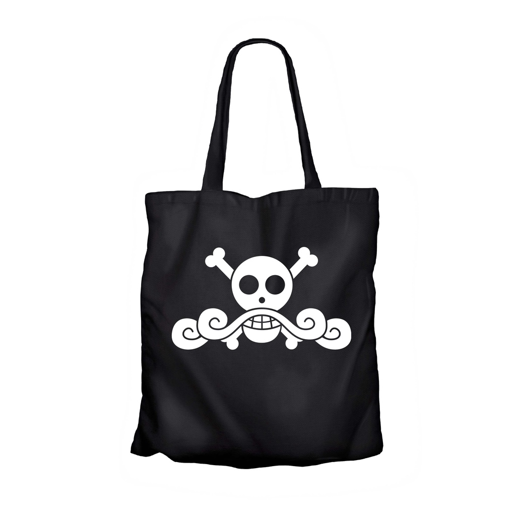 Tote bag anime ROGERPIRATES - ONE PIECE material canvas
