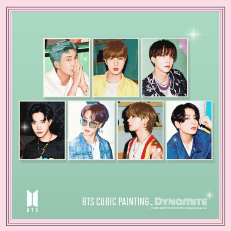 BTS DIY CUBIC PAINTING DYNAMITE