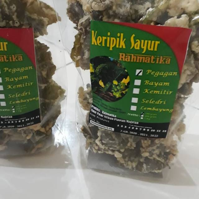 

Aneka keripik sayur