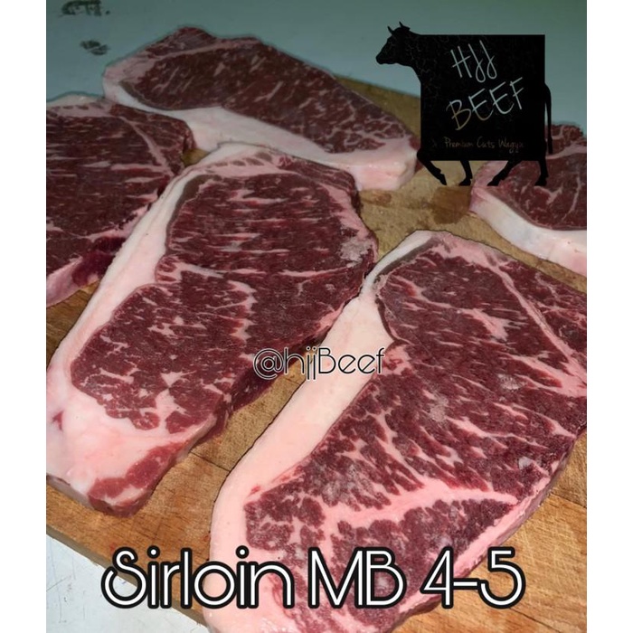 

Steak | Sirloin Wagyu Mb 4-5 @200Gram/Slice