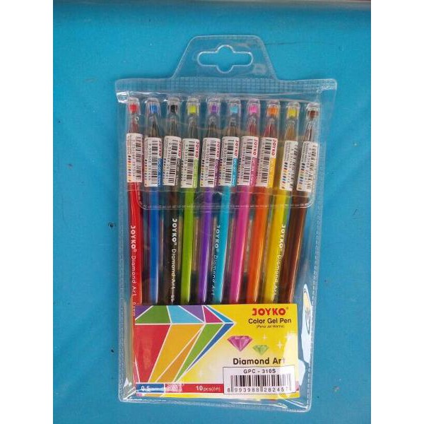 JOYKO Color gel pen gpc-309s (diamond art) bolpen 8 warna / 310S 10 WARNA