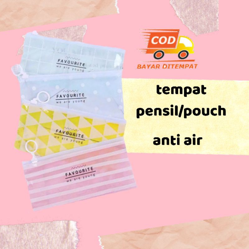 

TEMPAT PENSIL ALAT TULIS STATIONERY SERBAGUNA PENYIMPANAN KOSMETIK PLASTIK PVC