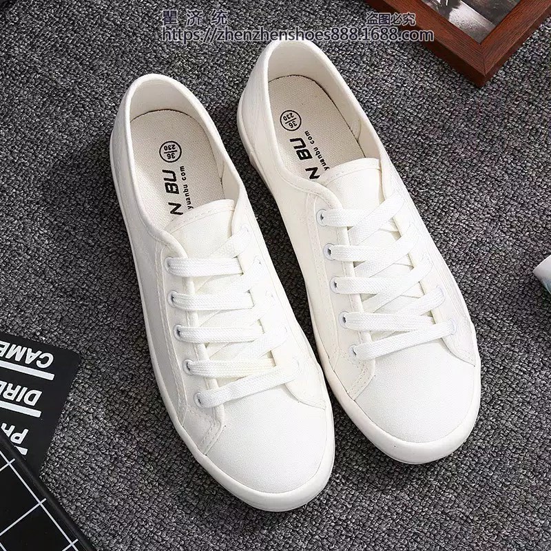 Sepatu Wanita Sneakers Full White