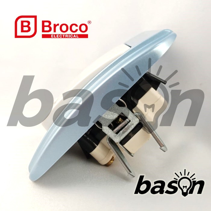 BROCO Galleo Blue / Biru G161 | Saklar 1 Gang 1 Way Switch