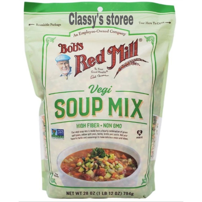 

Vegi soup mix Bob's red mill 794 gr
