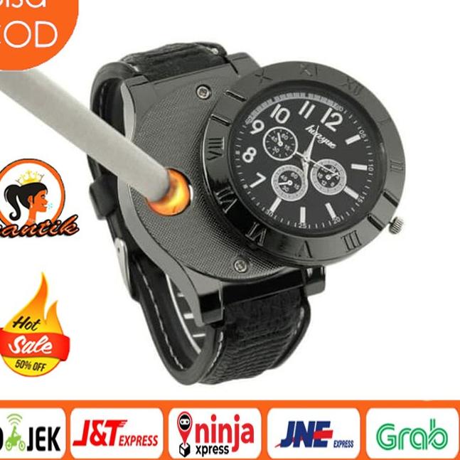 trxA5m0L--[TERLARIS] JAM TANGAN KOREK API / JAM KOREK USB ELEKTRK / KOREK API ROKOK / CIGARRETE LIGH