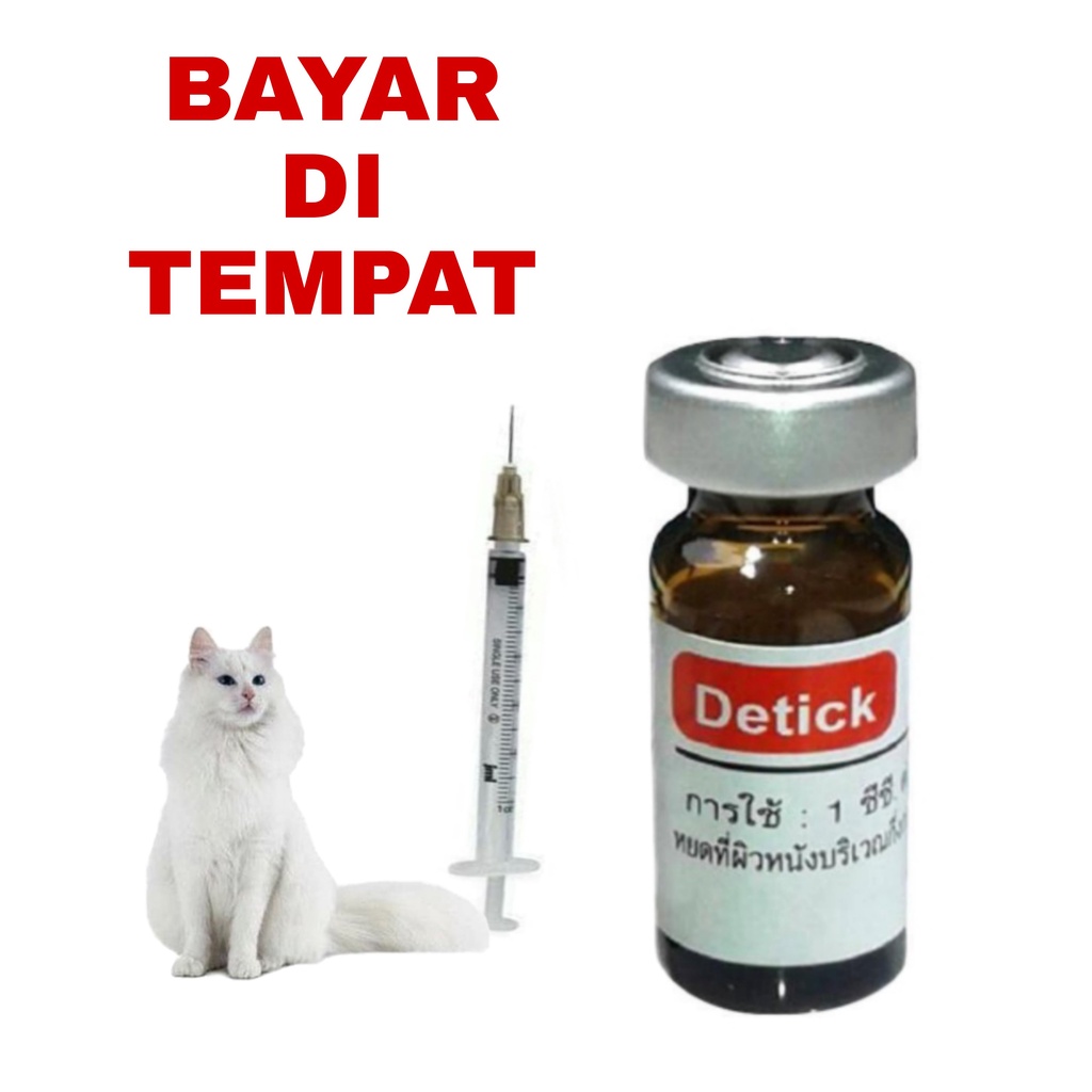 PH.Medan DETICK 1ml/2ml - Obat Kutu untuk Kucing/Anjing