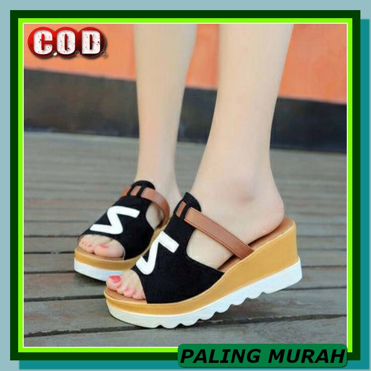 Sepatu Wedges Import Wanita Inside 1888 Mes91 Wejes Cewek Korea S EW158 Pretty Woman Wedges Wanita W